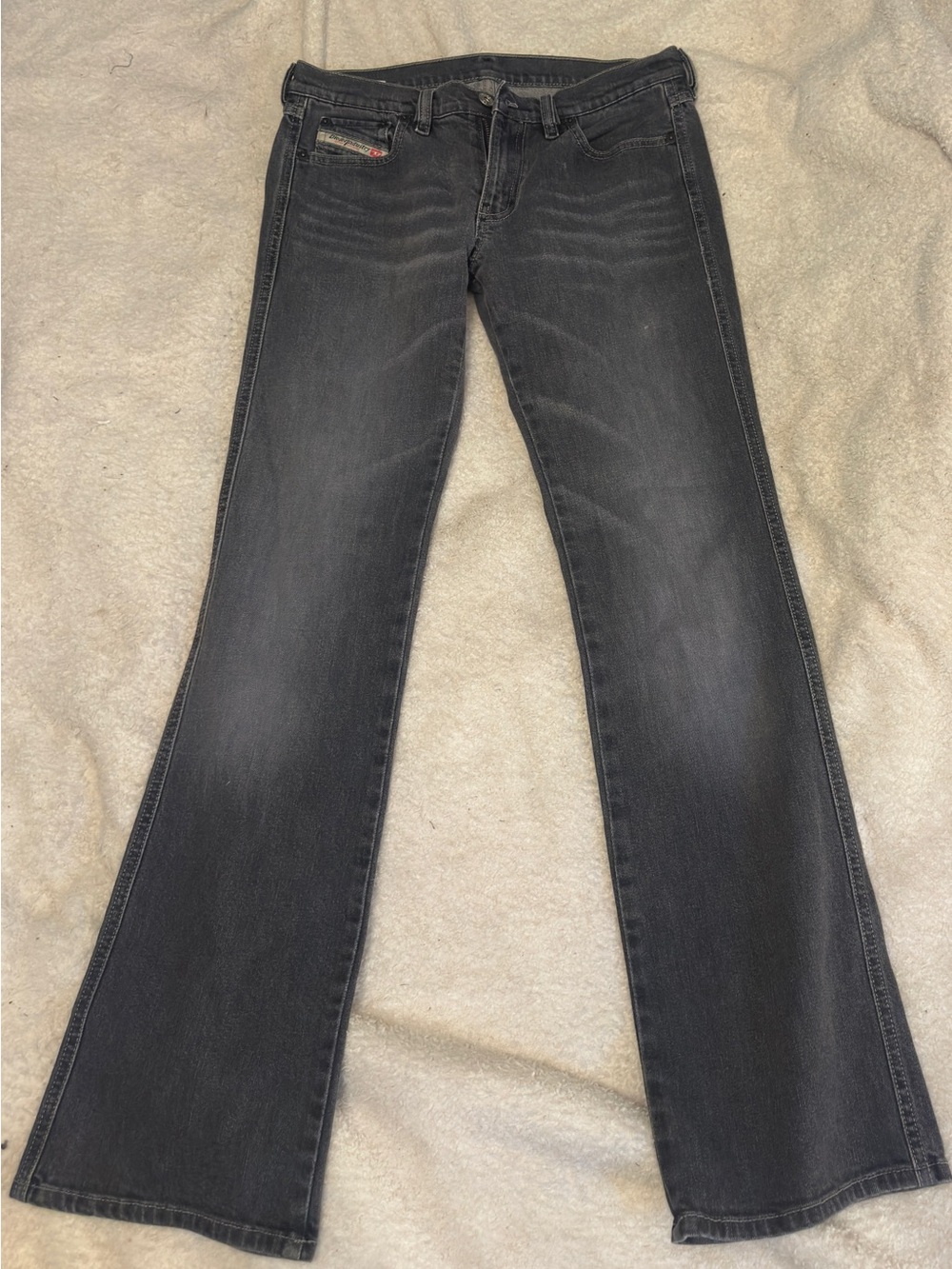 Diesel Women's Gray Flared Jeans size 28